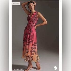 NWT Anthropologie Verb by Pallavi Singhee maxi dress size Xxs runs large
